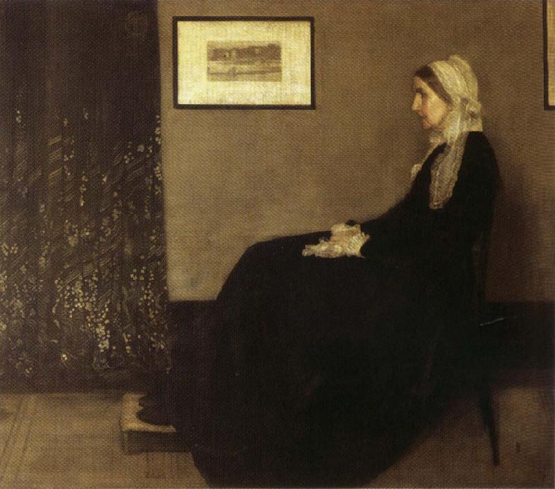 James Abbott McNeil Whistler Arrangement in Gray and Black: Portrait of the Artist's Mother Sweden oil painting art